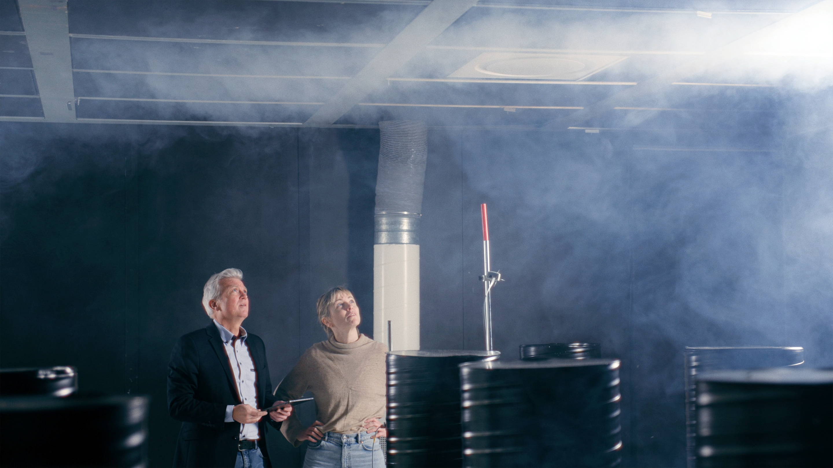 Luftdon i testmiljö